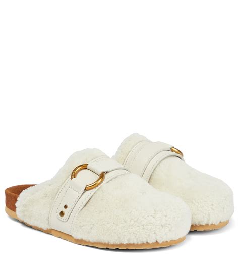 See by Chloé Women's Gema Shearling Mules.